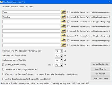 GiMeSpace RAM Folder Pro